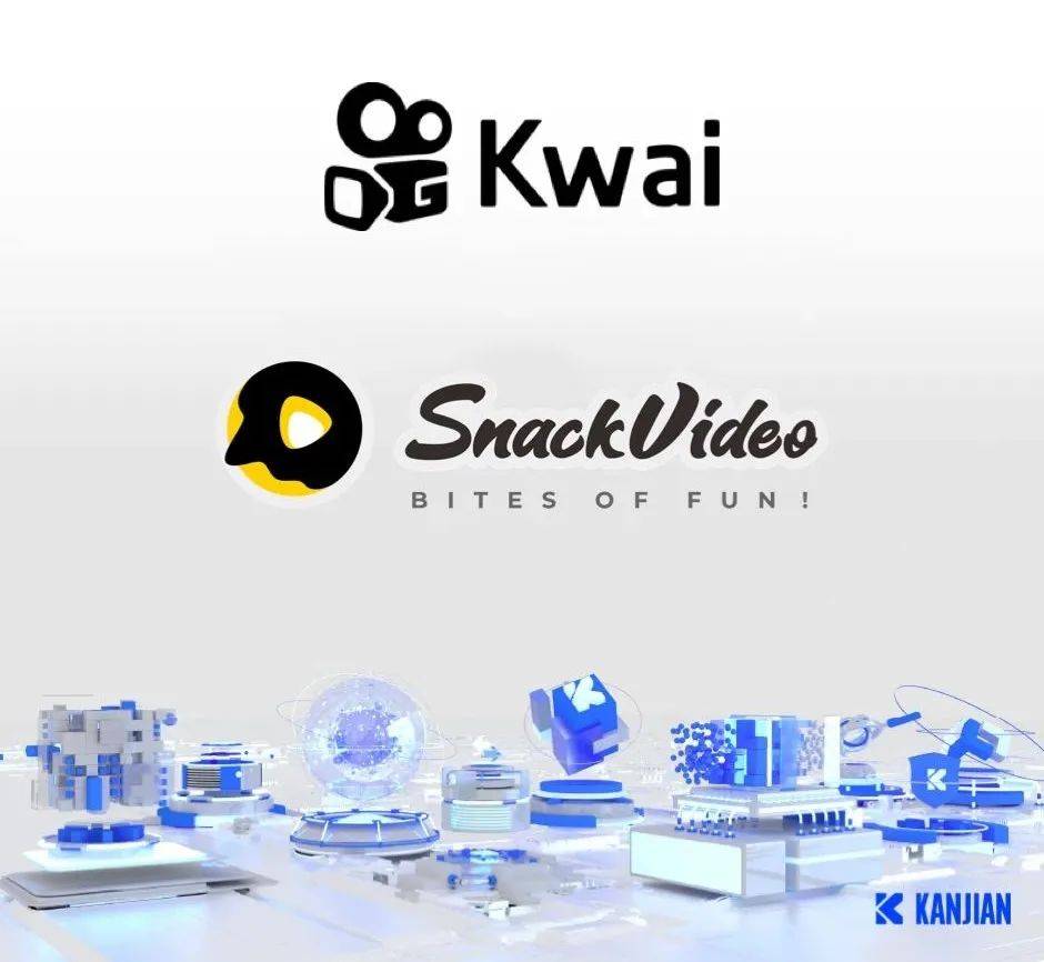 快手海外版苹果
:快手旗下海外短视频 Kwai、Snack Video 接入看见基建，加速出海战略